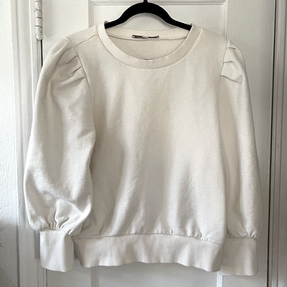 Puff Sleeve Crewneck